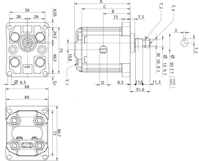 ANALOGUE FOR LAMBORGHINI HLPS/TG180D, MLPS/TG180D, X1P3411ABBA